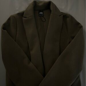 Zara Taupe Wool Jacket